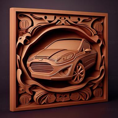 3D model Ford Fiesta (STL)